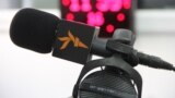 Kyrgyzstan: Azattyk Radio's logo - Media - Microphone, "Azattyk Media" - RFE/RL's Kyrgyz Service