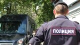 Russian policeman in Moscow