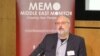 Saudi dissident Jamal Khashoggi speaks at an event hosted by Middle East Monitor in London Britain, September 29, 2018.