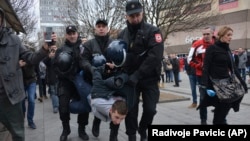 Аресты участников протестов в Баня-Луке 25 декабря