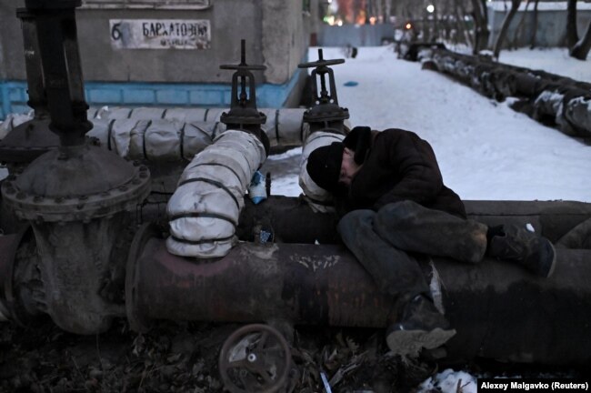 Бездомный в Омске, декабрь 2019 года. Фото: Reuters