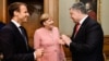 Порошенко, Меркель и Макрон договорились о подготовке встречи с Путиным