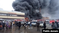 Пожар в ТЦ "Адмирал" в Казани 11 марта 2015 года 