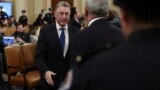 Washington, U.S. - Former U.S. special envoy to Ukraine Kurt Volker departs at the conclusion of a House Intelligence Committee hearing as part of the impeachment inquiry into U.S. President Donald Trump on Capitol Hill in Washington, U.S.