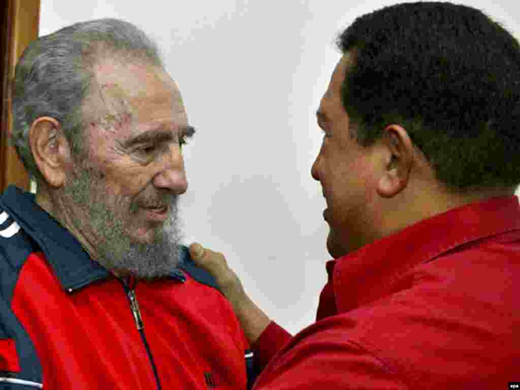 С президентом Венесуэлы Уго Чавесом, 29 января 2007