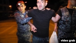 Задержания в Ереване в ночь на 27 июля