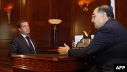 Усманов на встрече с Дмитрием Медведевым 