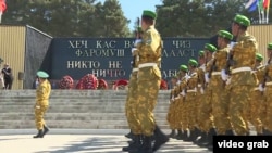 Военный парад в Душанбе 9 мая 2017 года