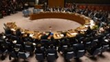 U.S. -- The U.N. Security Council votes to extend investigations into who is responsible for chemical weapons attacks in Syria at the United Nations in New York, October 24, 2017