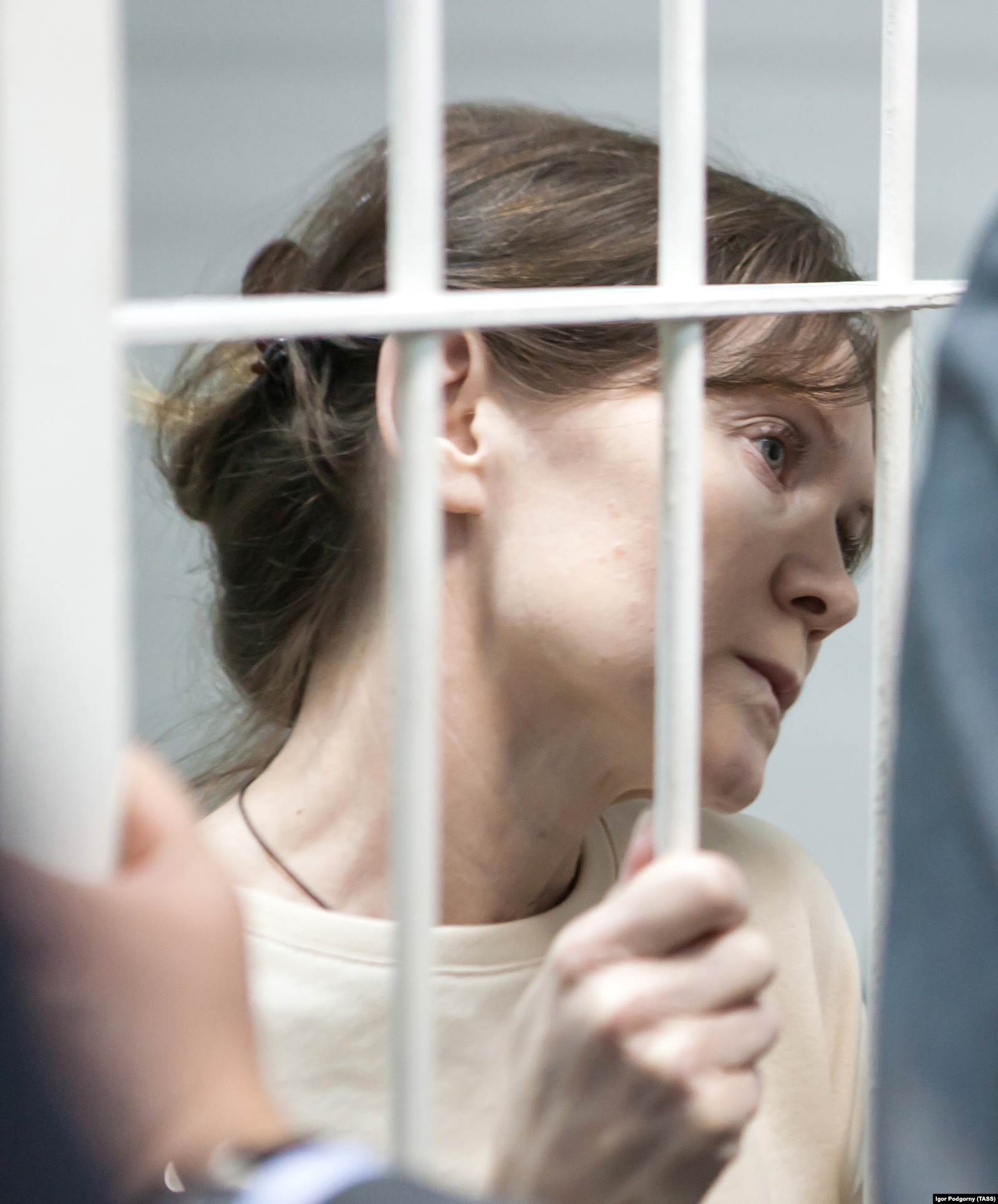 Елена Решетова в Петрозаводском городском суде, 9 апреля 2018 года. Фото: ТАСС