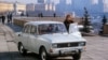 Машина "Москвич" в Москве, СССР. 1975 год