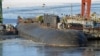 В Северодвинске загорелась подводная лодка "Орел" 