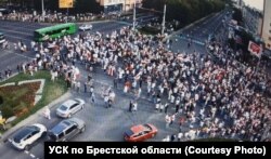 Акция в Бресте 13 сентября 2020 года