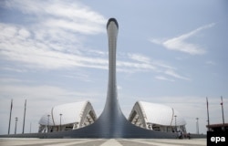 Олимпийский комплекс стадиона "Фишт" в Сочи