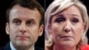 Экзит-поллы: во второй тур выборов президента Франции вышли Макрон и Ле Пен