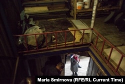 Подсобное помещение, где обнаружили тело Баходура Кушмуродова. Фото: Мария Смирнова