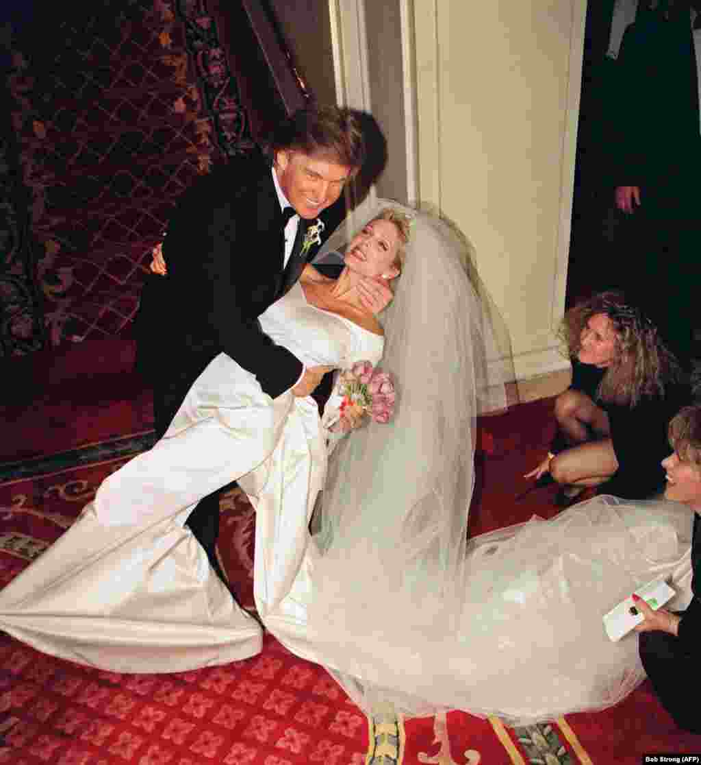 Второй раз Трамп женился на актрисе и модели Марле Мейплс в 1993 году