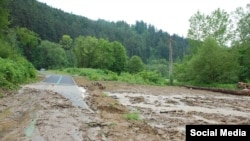 Наводнение в регионе Мцхета-Мтианети, Восточная Грузия, источник: Новости-Грузия 