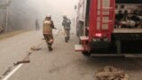 Пожарные вблизи зоны отчуждения возле Чернобыля тушат лесные пожары