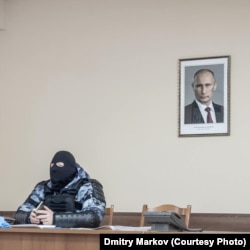 Фотография из ОВД в день задержания Маркова 2 февраля