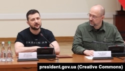 Денис Шмыгаль с Владимиром Зеленским