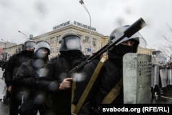 Силовики в День Воли в Минске 25 марта 2017 года