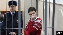 Надежда Савченко в Басманном суде. 4 марта 2014