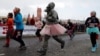 Amidst the coronavirus pandemic, women attended Minsk's March 8 Beauty Run race to mark International Women's Day.