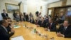 Глава МИД РФ Сергей Лавров встречается с делегацией сенаторов США 