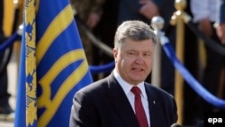 Петр Порошенко на Марше Независимости в Киеве 