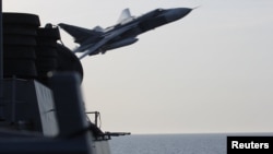 Атака российского истребителя SU-24 на американский эсминец "Дональд Кук" в балтийском море 12 апреля 2016 года