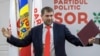 MOLDOVA -- Moldova's parliamentary candidate, leader of Shor Politic Party, Ilan Shor, gestures at the briefing of the electoral campaign totalization at party's headquarter in Chisinau,February 22, 2019