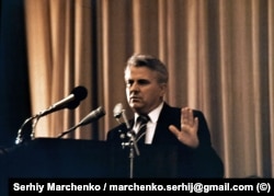 Выступление Леонида Кравчука во время учредительного съезда Народного руха Украины, который проходил в Киеве 8-10 сентября 1989 года