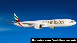 Boeing 777-200LR в раскраске Emirates