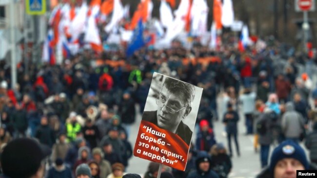 Как прошли марши Немцова в России – фотографии