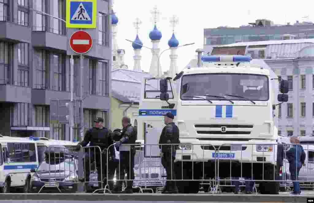 Москва. Полиция готовится к задержаниям