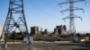 Uzbekistan -- Electric pylons in Samarkand. August 4, 2018. 