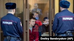 Украинские моряки в московском суде, 12 февраля 2019
