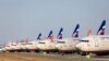 Самолеты в аэропорту Красноярск во время пандемии коронавируса COVID-19