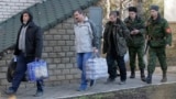 Обмен пленными между Украиной и представителями самопровозглашенной "ЛНР" в Счастье, 26 февраля 2016 года 