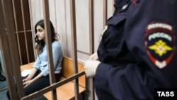 Крестина Хачатурян в суде, 27 июля 2018