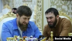 Ramzan Kadyrov (left) and Magomed Daudov (from Daudov's Instagram account)