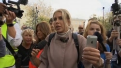 Sobol At Moscow Protest: 'Repression Will Not Work'