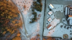 Снимок с дрона территории ресторана "Поедем Поедим", 16 января 2018. Фото: svaboda.org