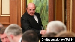 Михаил Мишустин перед первым заседанием нового правительства, 21 января 2020 года. Фото: ТАСС