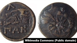 Монета из Пантикапея. III в. до н. э.