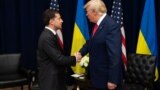 U.S. – President of Ukraine Volodymyr Zelensky (left) and US President Donald Trump. New York, September 25, 2019