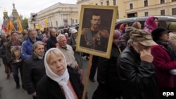 Марш памяти Николая II в Санкт-Петербурге 19 мая 2015 года