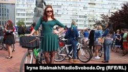 Парад велосипедистов в Киеве 16 мая 