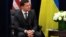 U.S. – A handout photo made available by Ukraine Presidential Press Service shows Ukraine's President Volodymyr Zelensky during a meeting with US President Donald J. Trump, New York, 25 September 2019